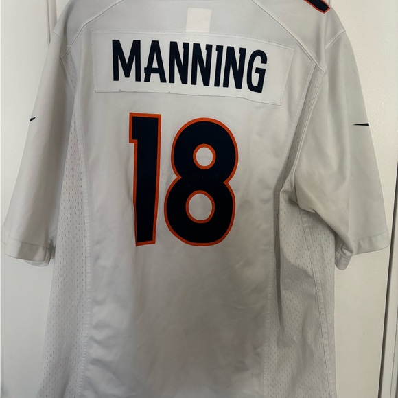 NFL Denver Broncos Unisex Peyton Manning White Jersey - Picture 2 of 7